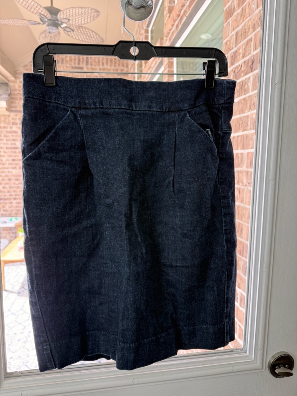J. Crew Indigo Pencil Skirt